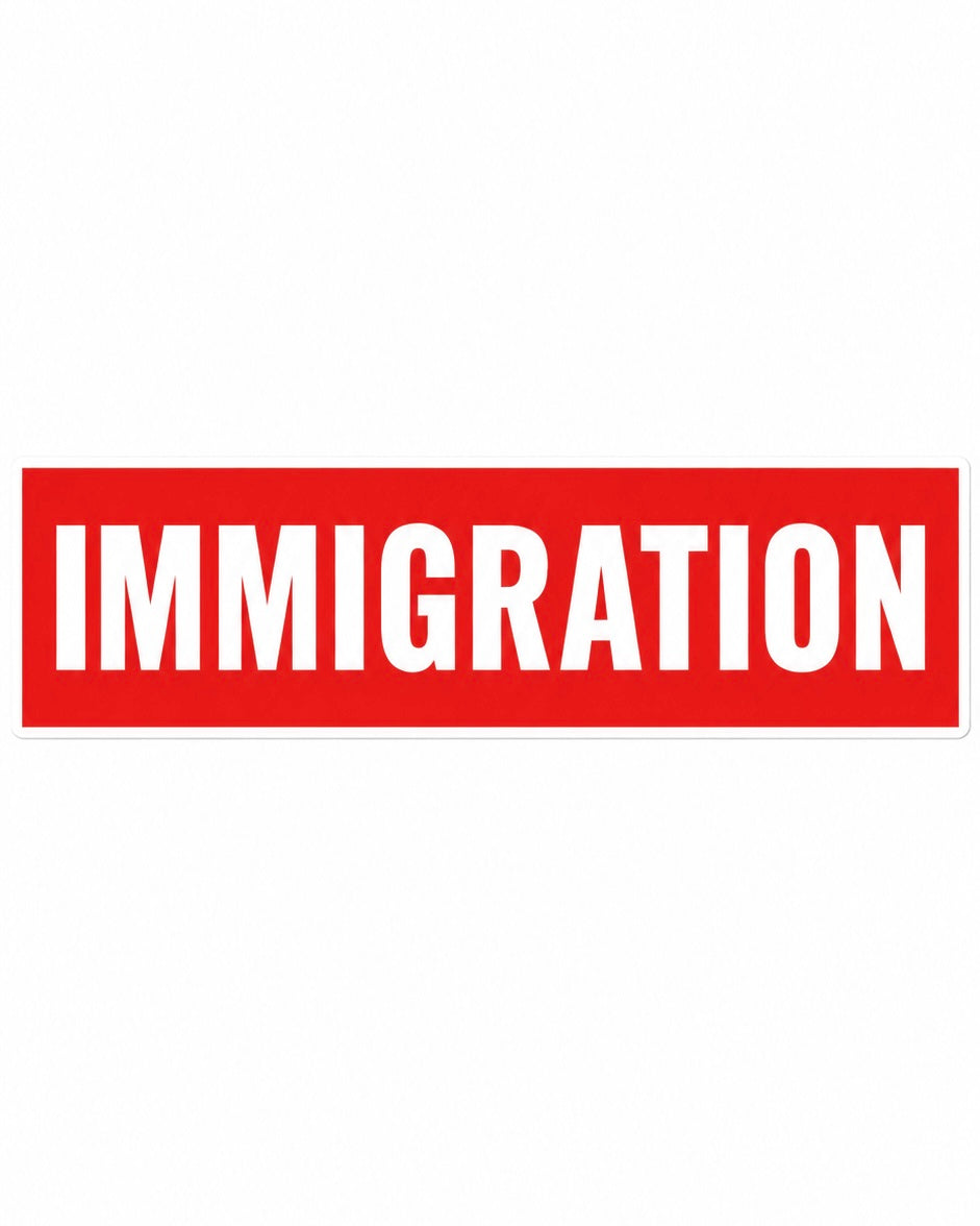 IMMIGRATION STICKER